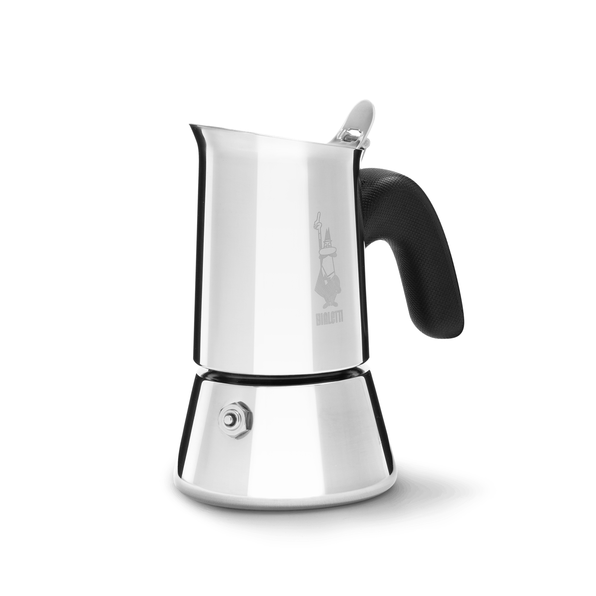 Bialetti 4 cup Stainless Steel Espresso Maker - Whisk