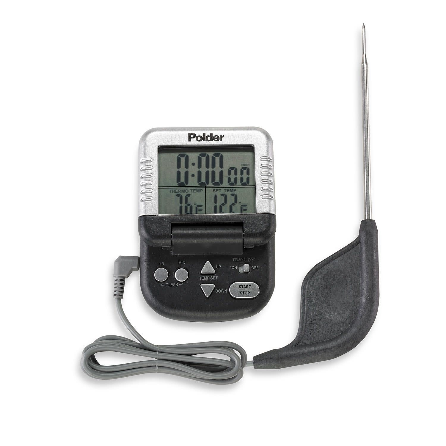 Digital Probe Thermometer w/ Timer, 32 to 392F
