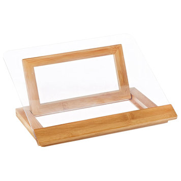 Bamboo & Acrylic Cookbook Stand