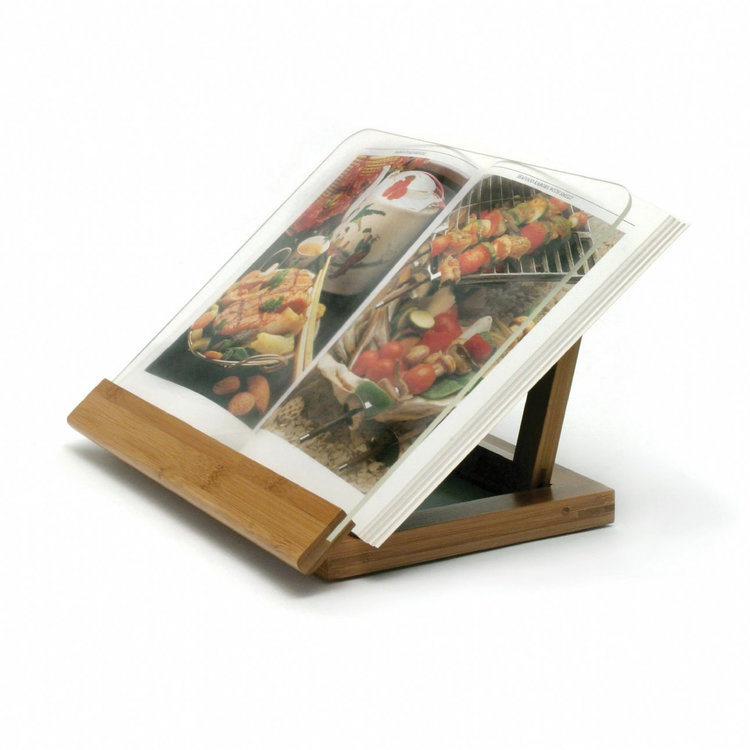 Bamboo & Acrylic Cookbook Stand