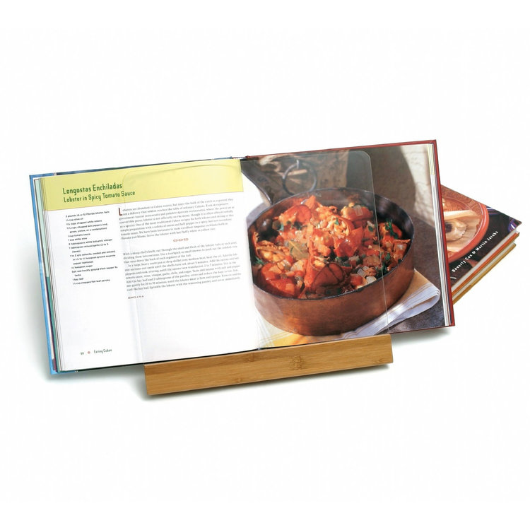 Bamboo & Acrylic Cookbook Stand