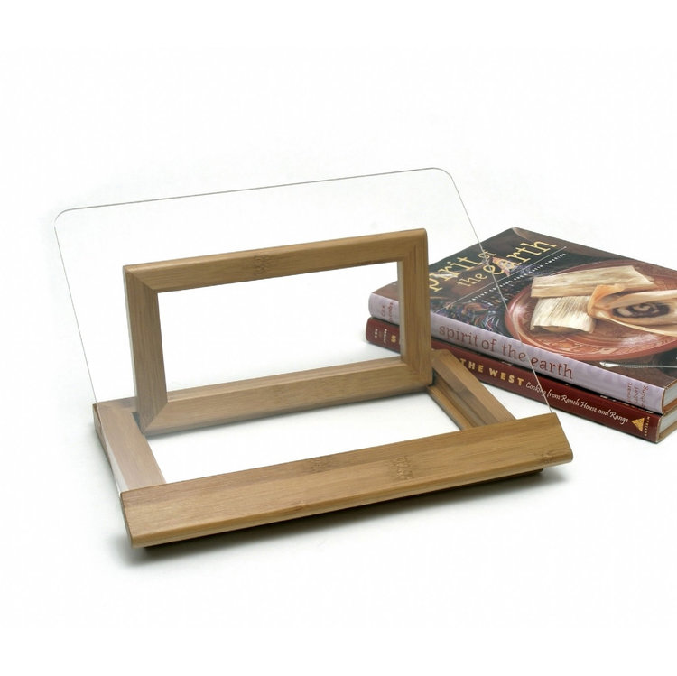 Bamboo & Acrylic Cookbook Stand