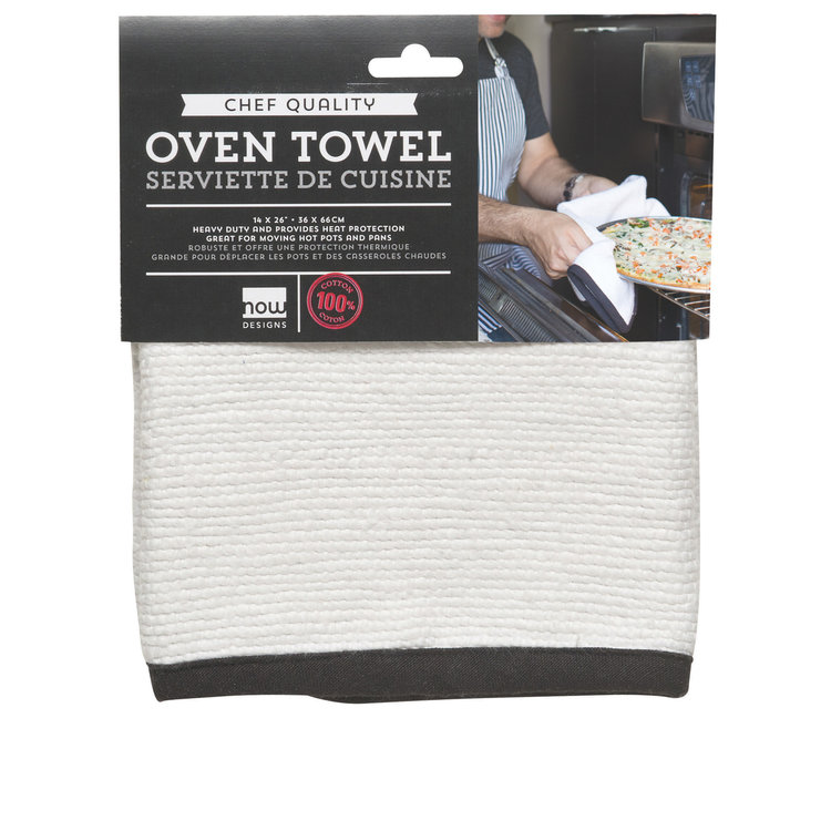 White Oven Towel