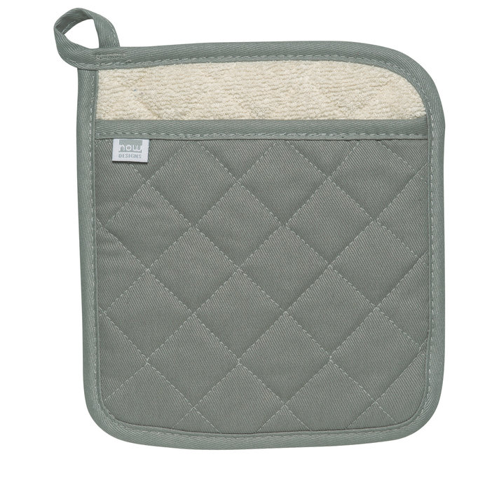 Now Designs Stonewash Pot Holder - Dove Grey