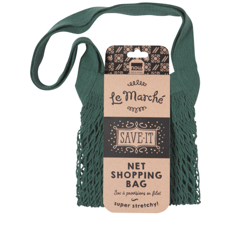 Pine Short Handle Net Tote Bag