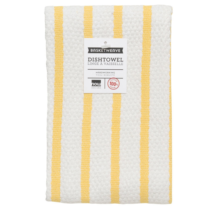 Lemon Basketweave Dishtowel