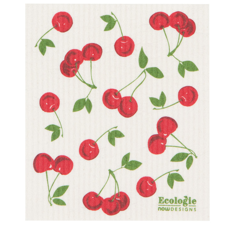 Cherries Swedish Dishcloth
