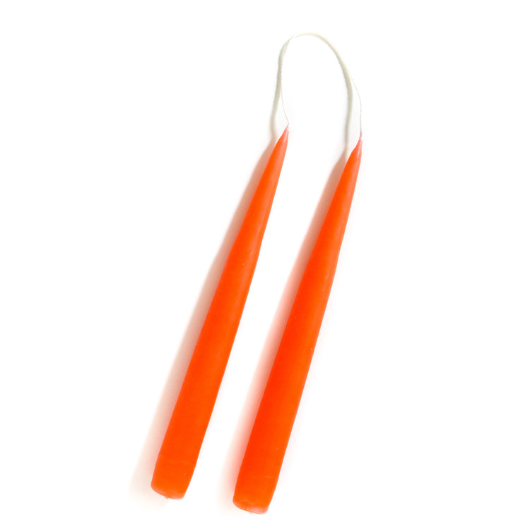 9" Salmon Candles, set of 2