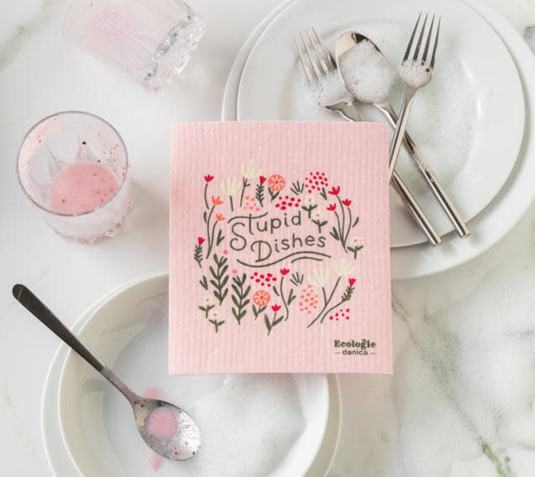 Stupid Dishes Cellulose Dishcloth