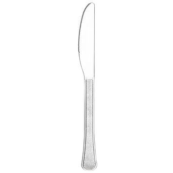 Clear Heavyweight Plastic Knives, set of 20