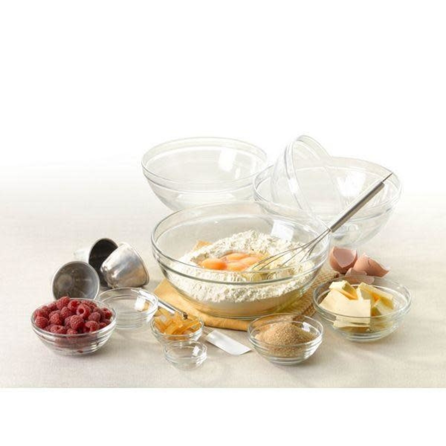 Duralex Duralex 6 oz Glass Prep Bowl - Whisk