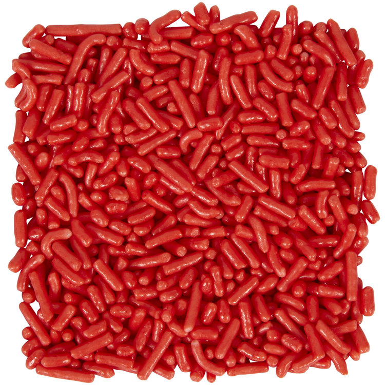 Wilton Wilton Red Jimmies, 1.1oz Pouch
