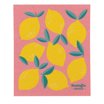 Lemons Cellulose Dishcloth