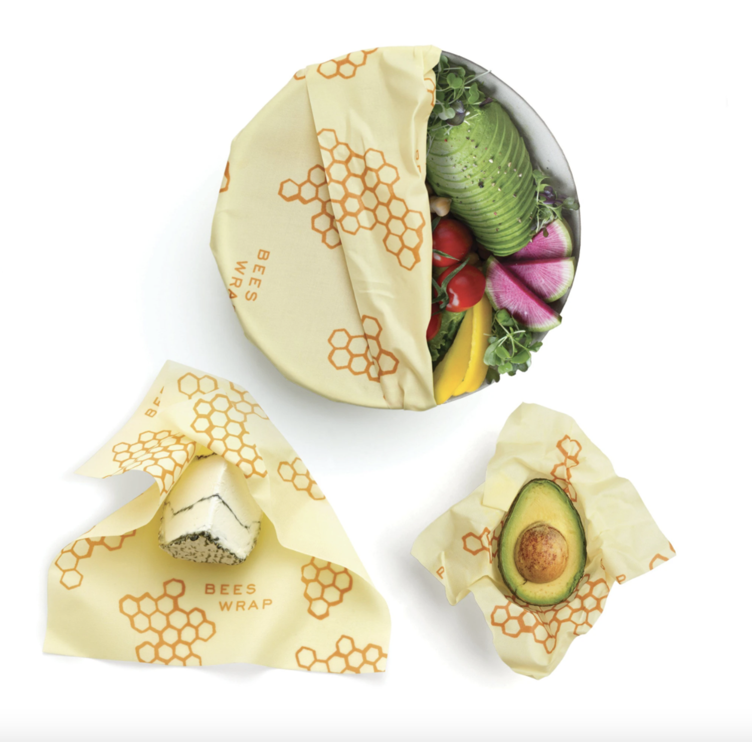 PICcircuit Beeswax Wrap 9 Pack, Beeswax Wraps For Food Storage