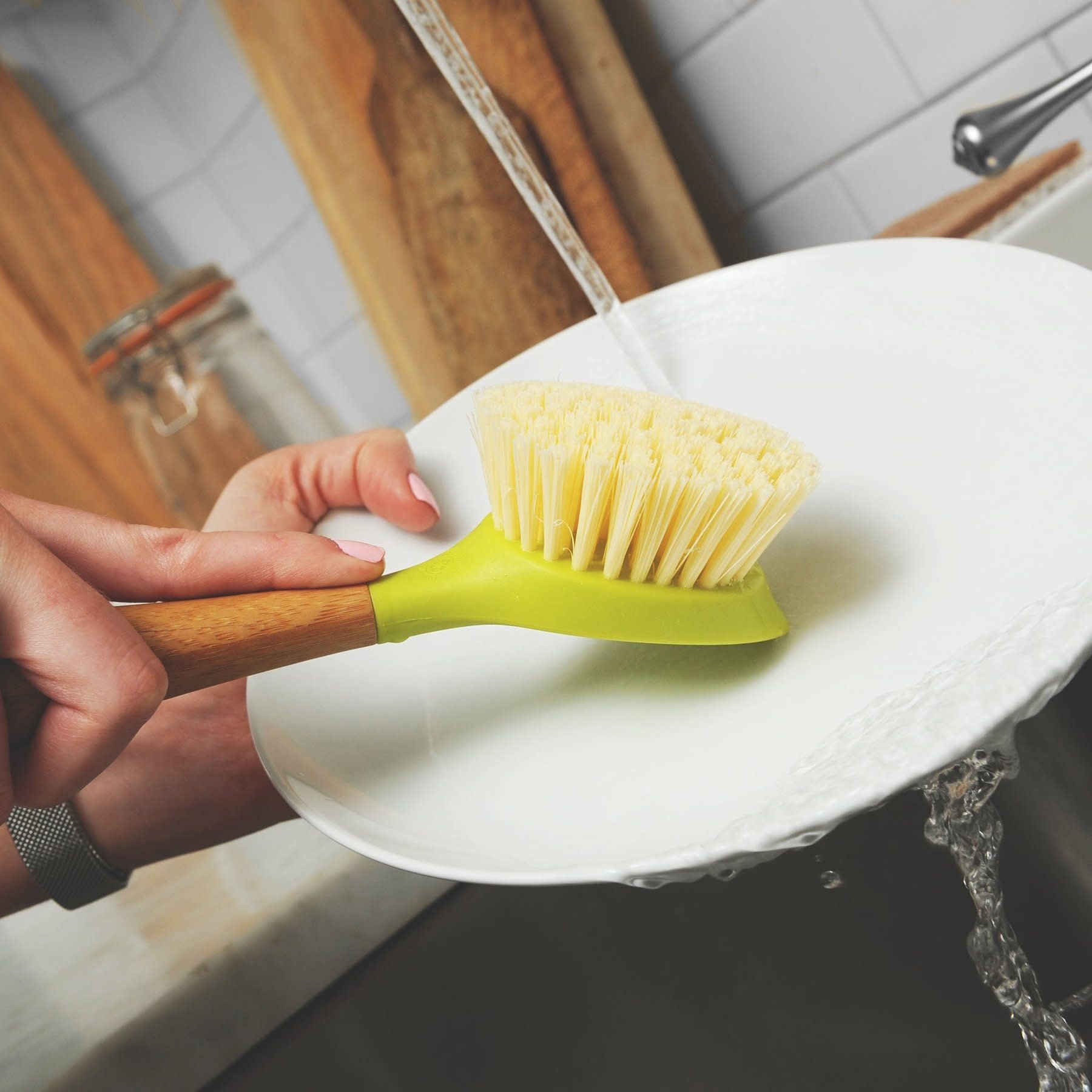 Cleaning Dish Brush Cleaning Brush Kitchen Brush Kitchen Silicone Dish  Brush Handle Dish Scrubber Scrub Brush For Pans Pots