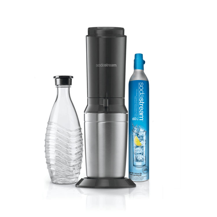 Sodastream Sodastream Black Aqua Fizz with Glass Bottle