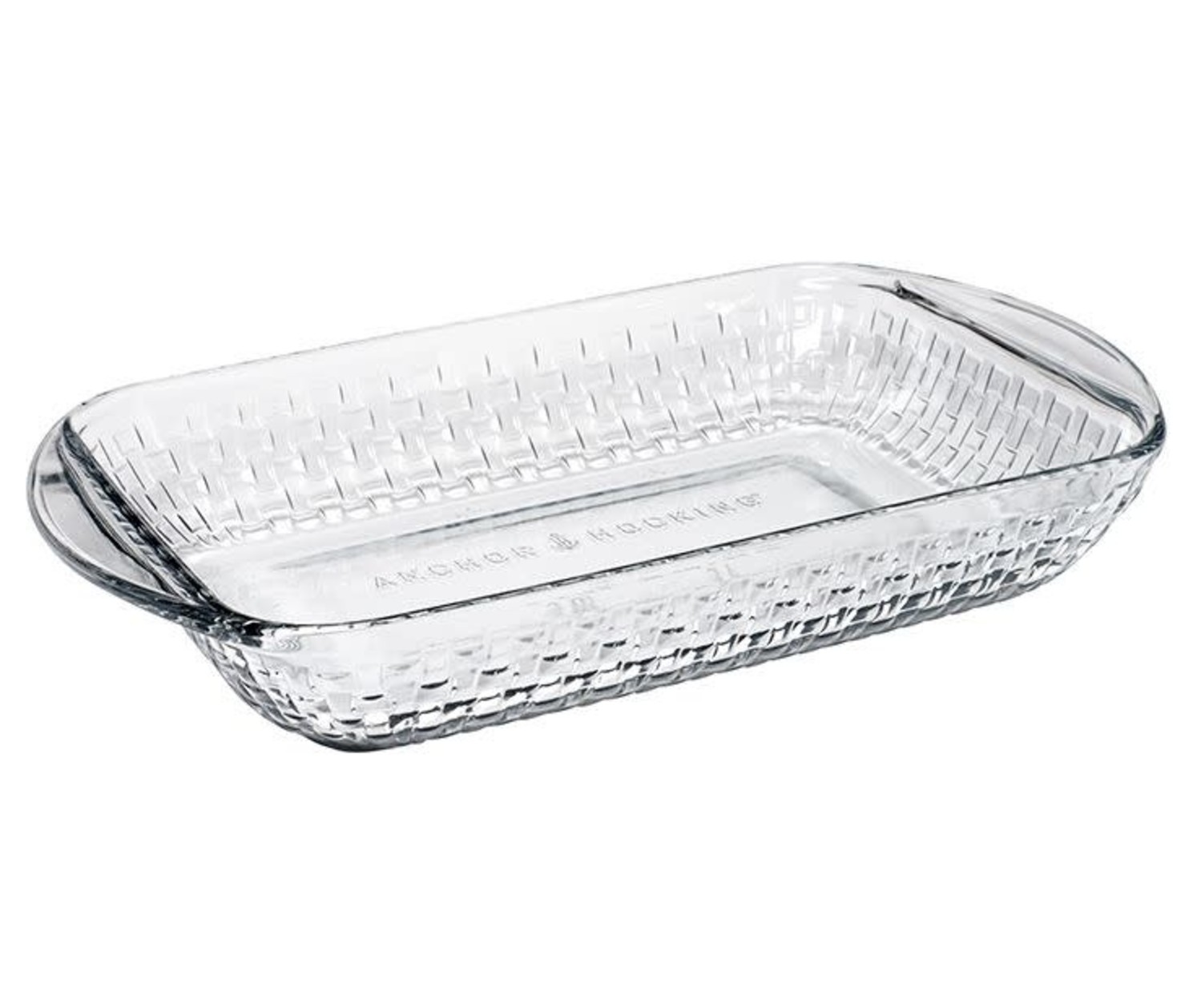 Anchor Baking Dish, Glass, 4 Cup, with Lid