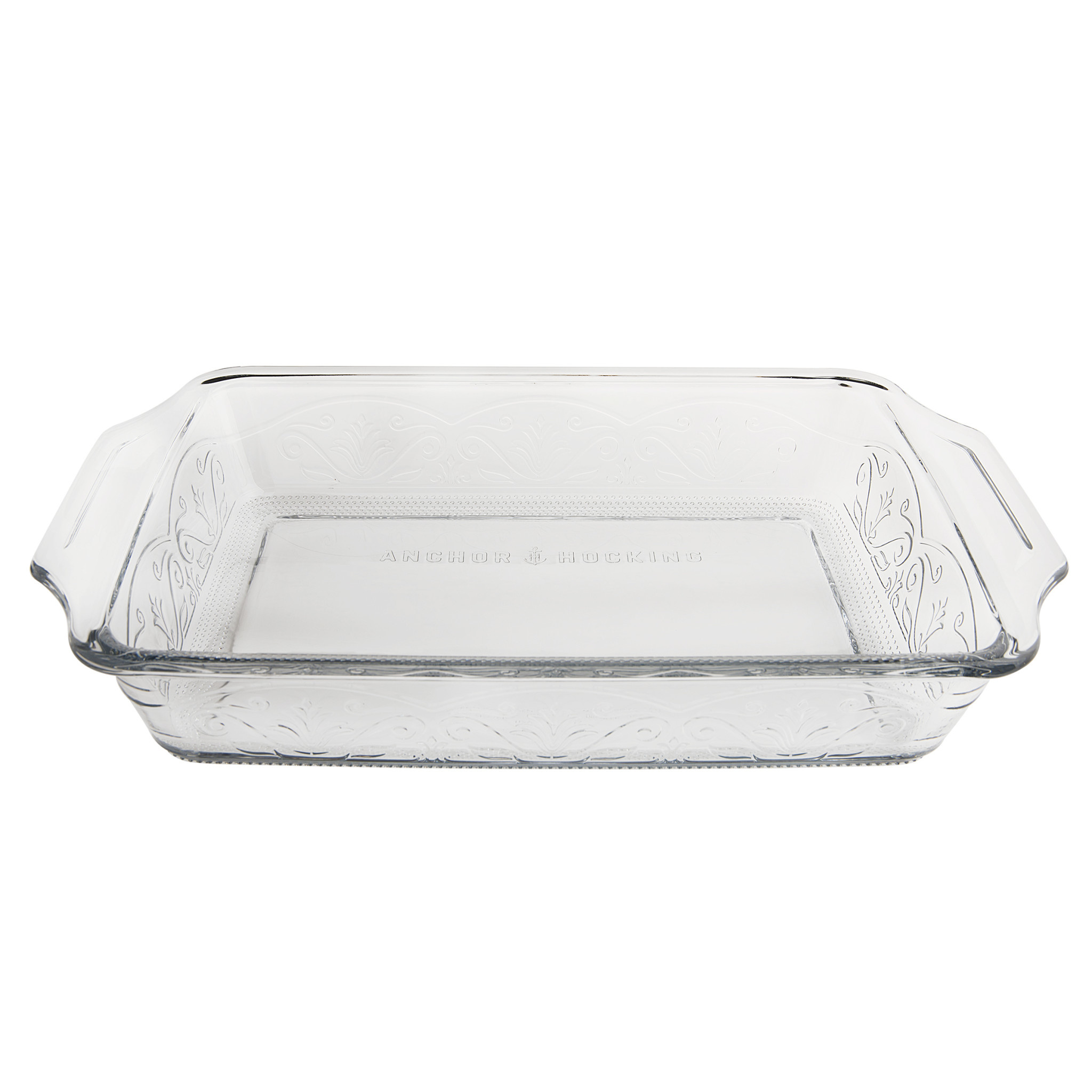 Anchor Baking Dish, Glass, 7 Cup, with Lid