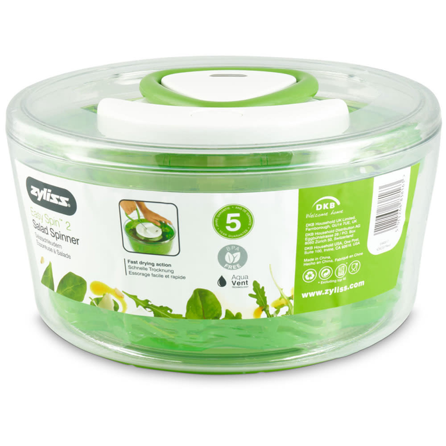 OXO Salad Spinner in Small & Large Sizes, BPA-Free Plastic