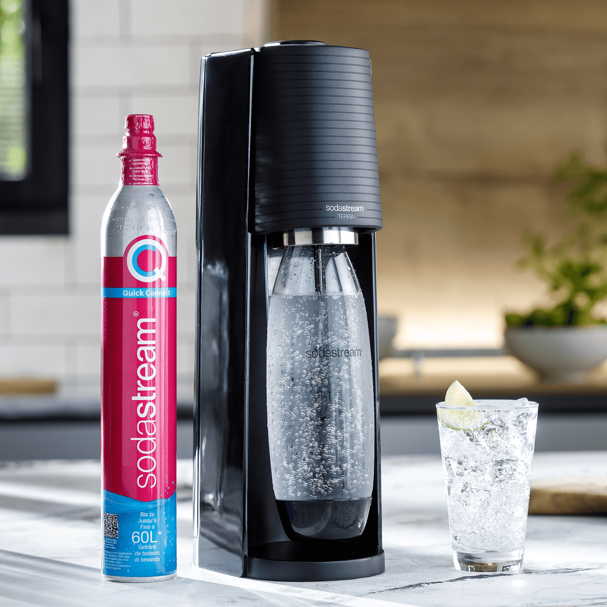 SODASTREAM GASIFICADORA DE AGUA TERRA BLACK - Jumbo