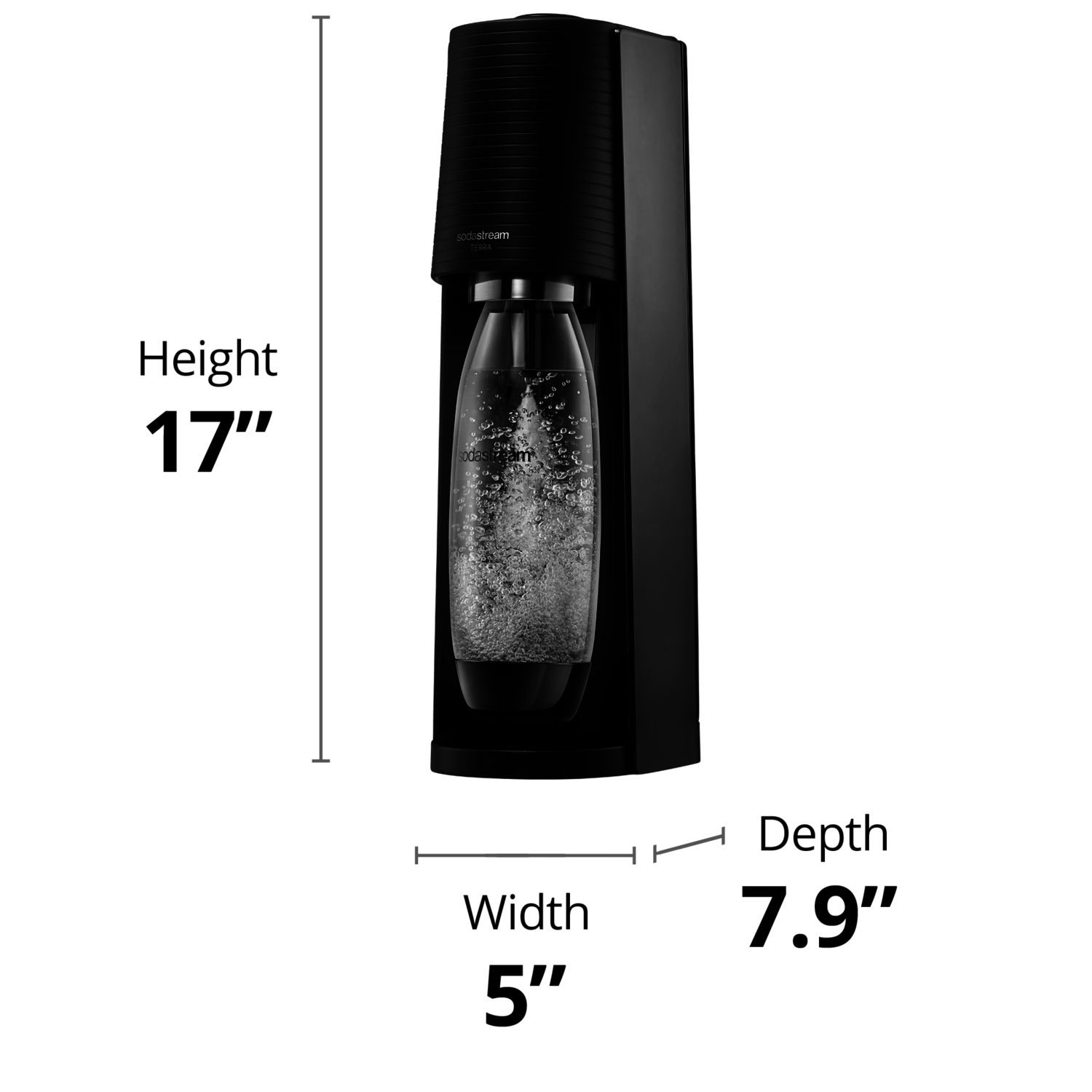 sodastream terra, black - Whisk