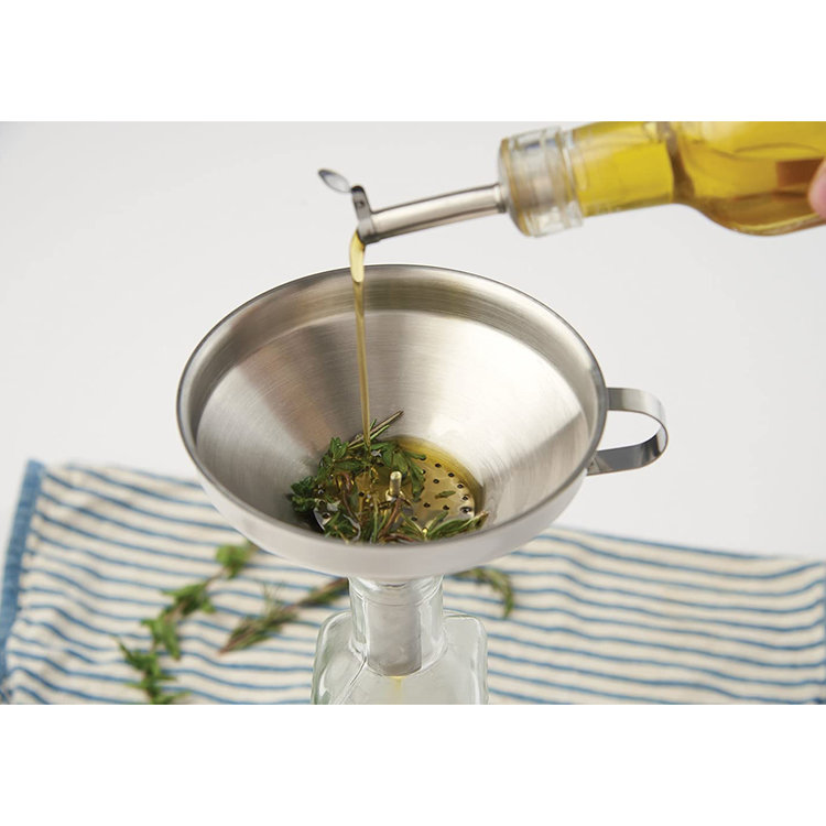 Stainless Steel Straining Funnel