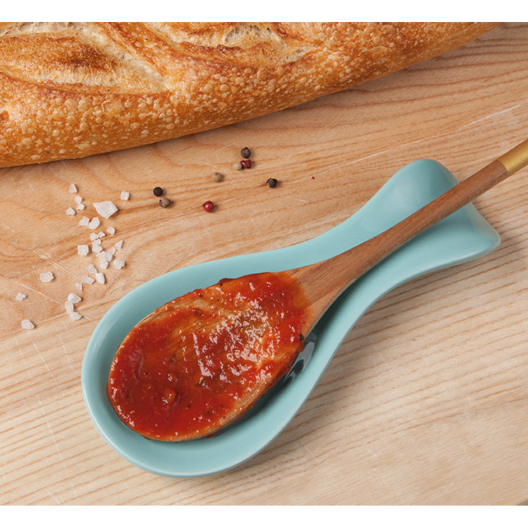 Eggshell Blue Spoon Rest