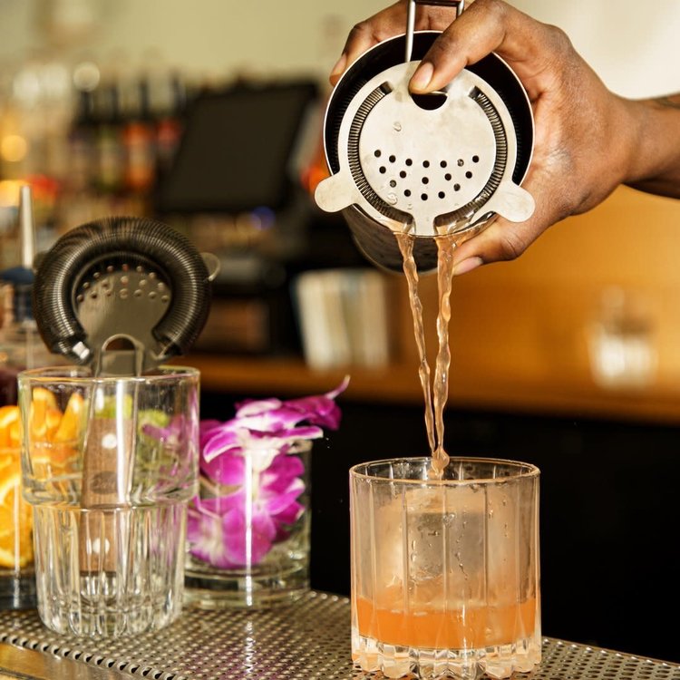 Hawthorne Cocktail Strainer with Wood Handle