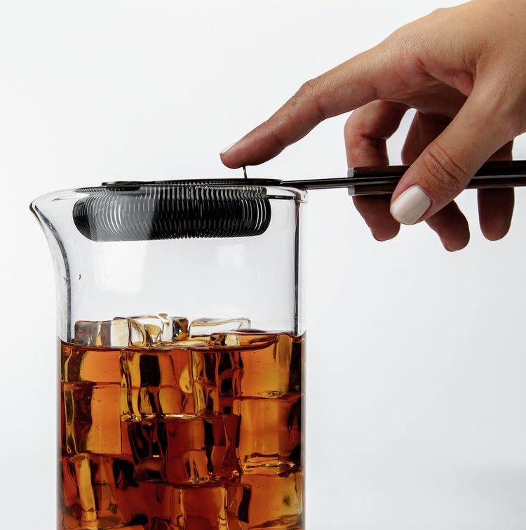 Hawthorne Cocktail Strainer with Wood Handle