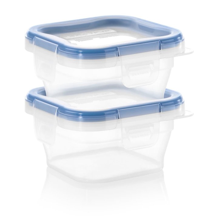 Meal Prep Divided: 8.5-cup Rectangle Storage Container, 4-Section