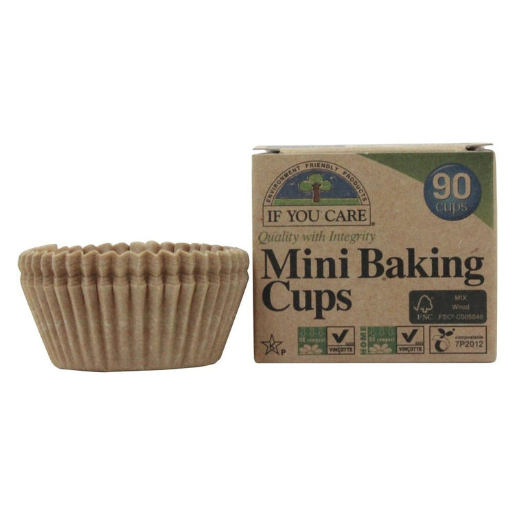 Mini Natural Baking Cups