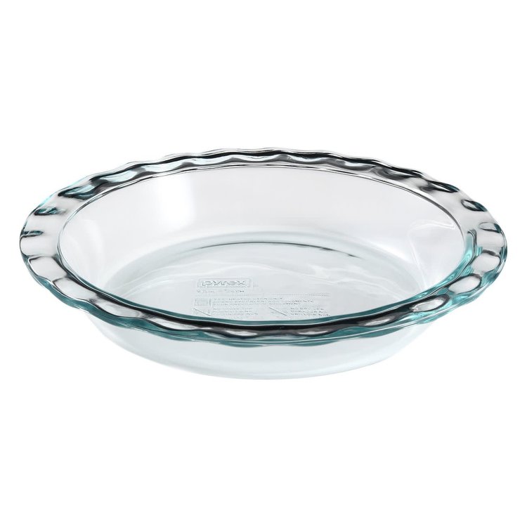 9.5" Pyrex Glass Pie Dish
