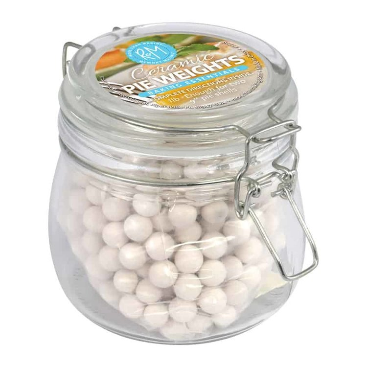 Pie Weights in Glass Jar, 1.25lb
