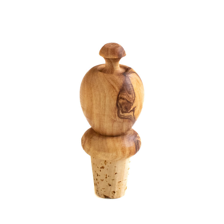Olive Wood Bottle Stopper