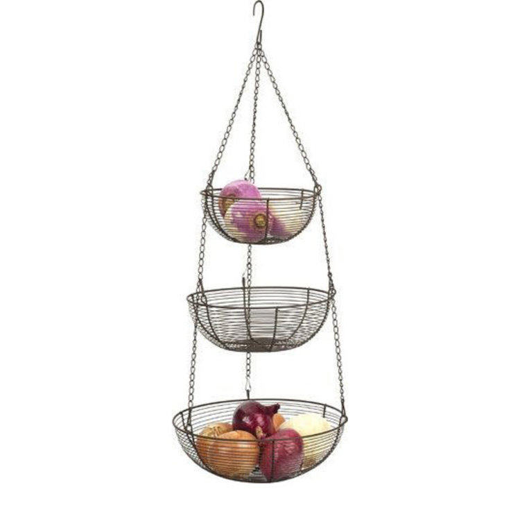 Bronze Finish Hanging Baskets