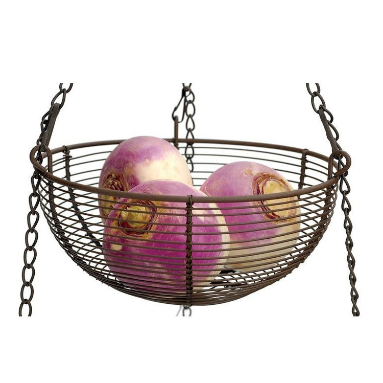 Bronze Finish Hanging Baskets