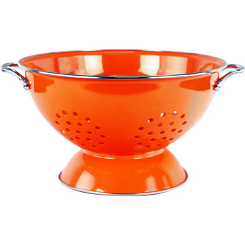 5 quart Orange Colander