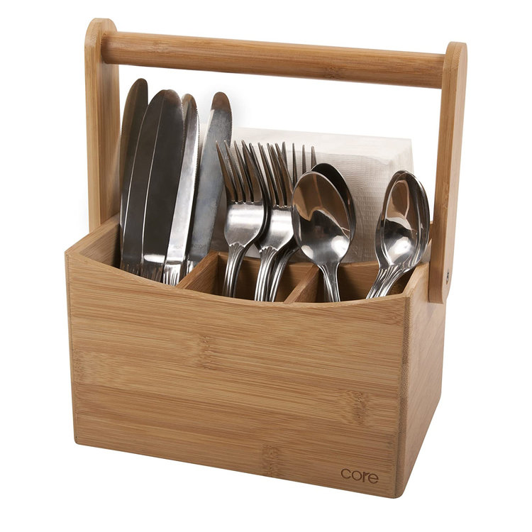 Bamboo Cutlery Caddy