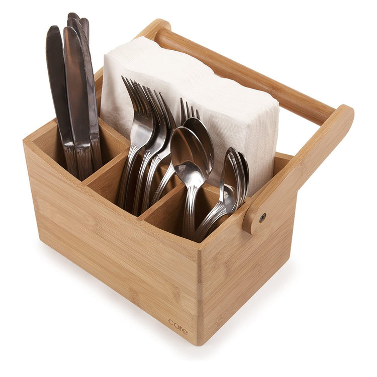 Bamboo Cutlery Caddy
