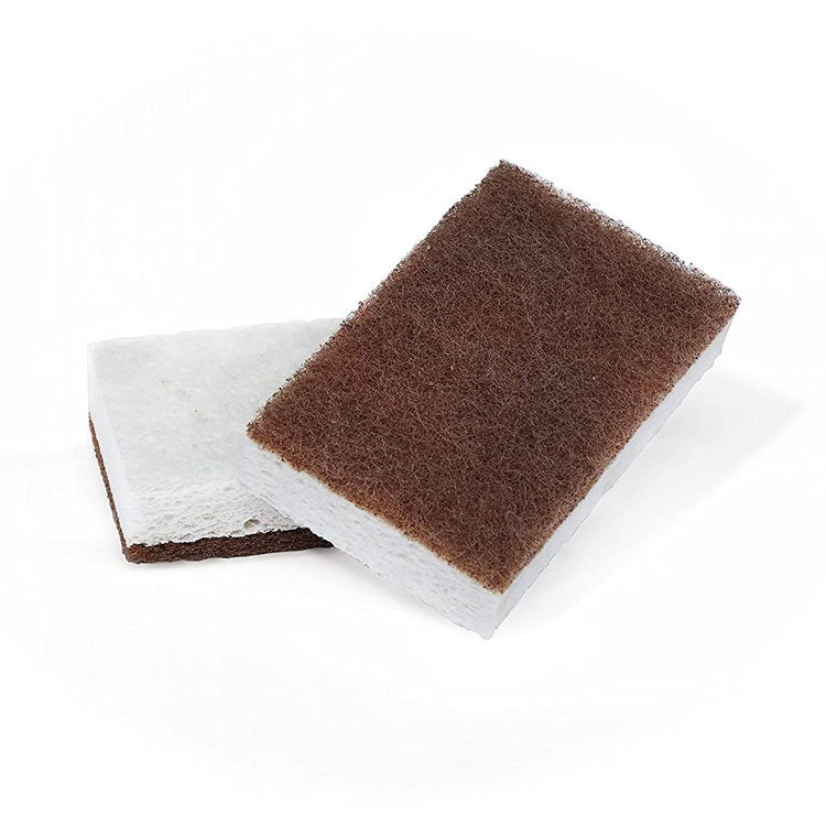 Walnut Scrubber Sponges, set of 2