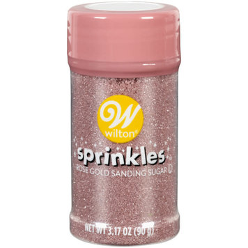 Wilton 3.17 oz Rose Gold Sanding Sugar