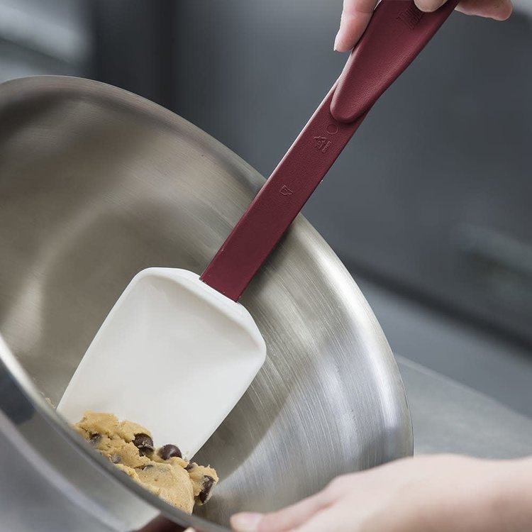 14" Silicone Spoonula with Plastic Handle