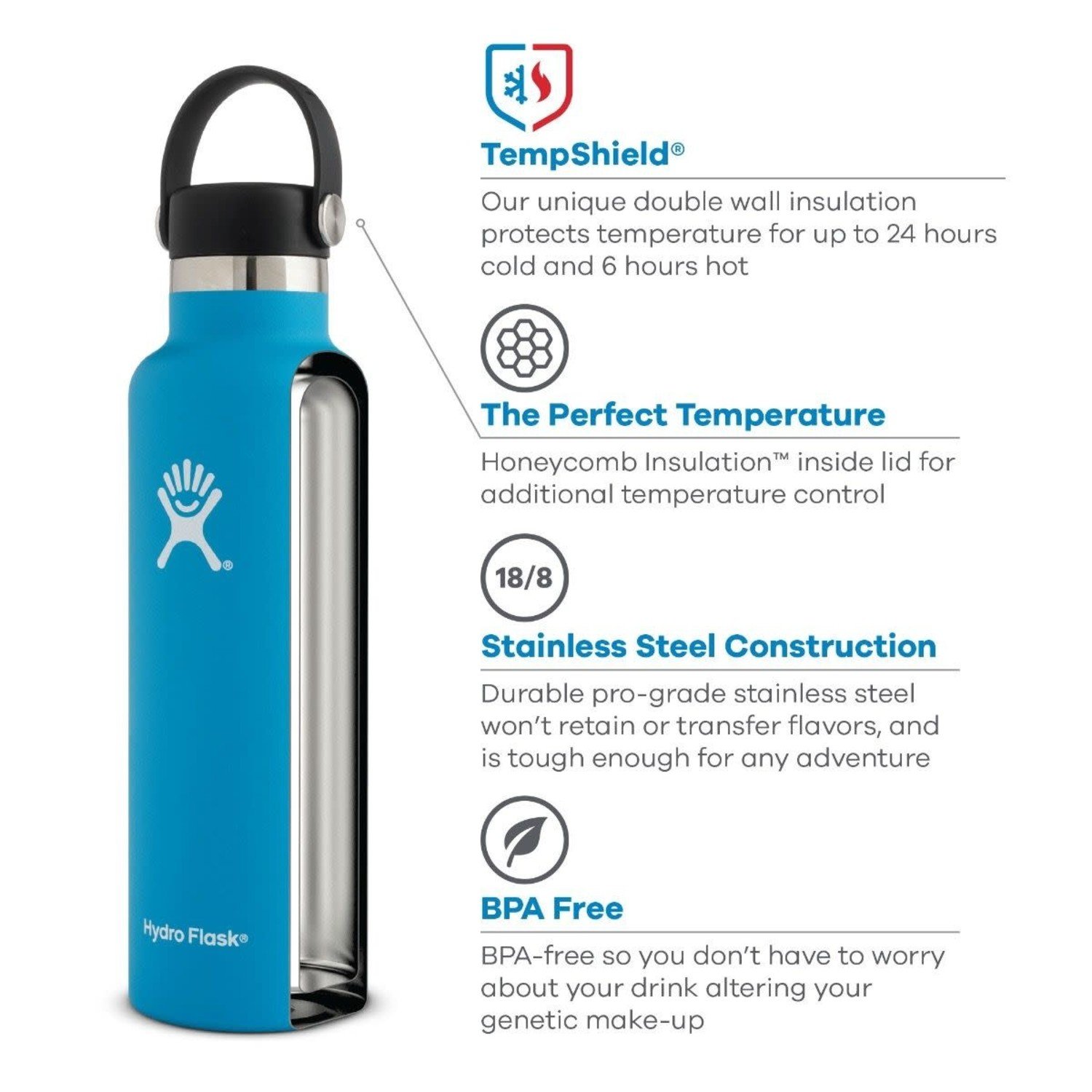 Thermos Bottle, Hydration, 24 oz