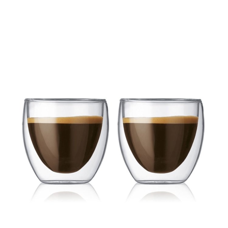 Bodum Bodum Espresso Double Wall Glasses, set of 2