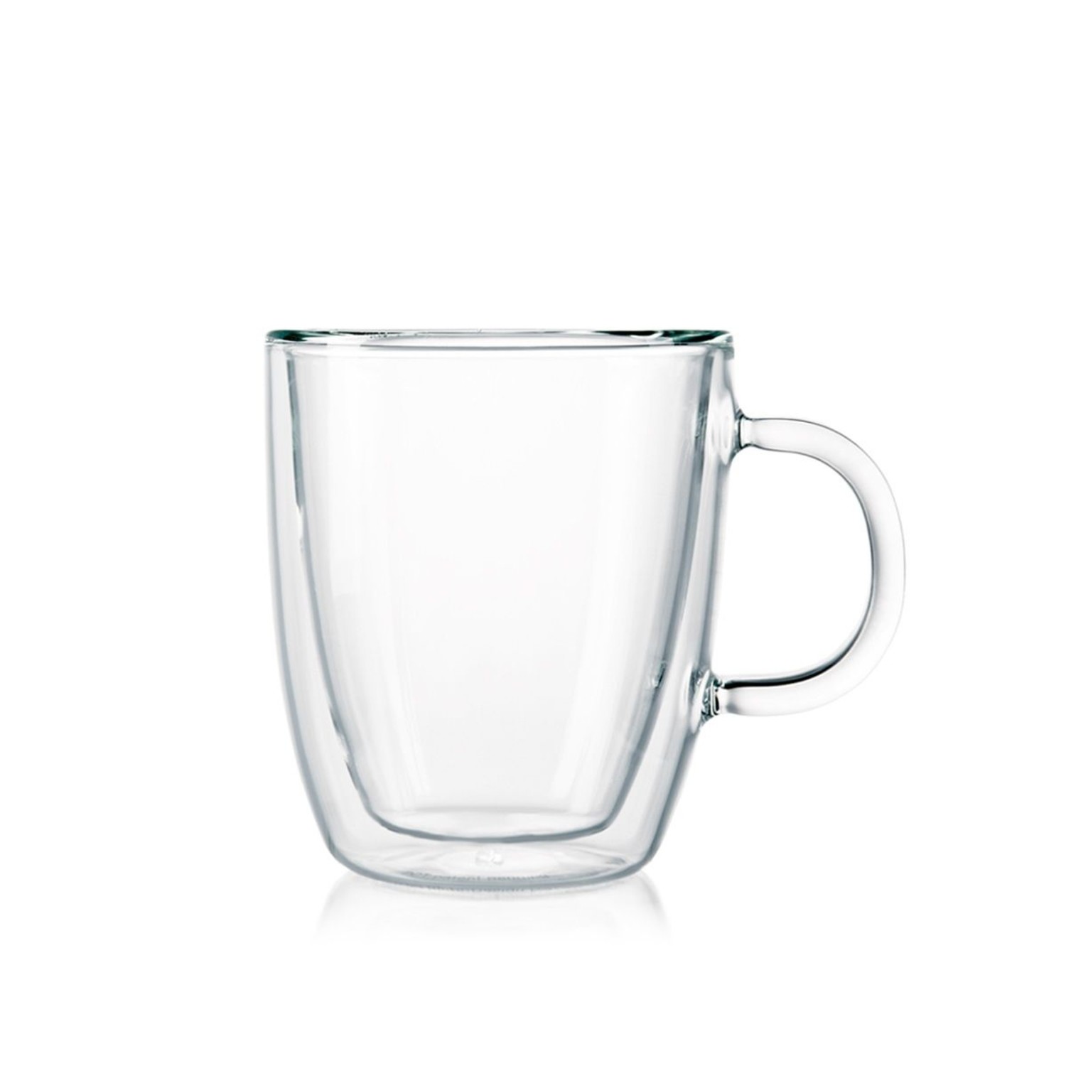 Bodum Starbucks Mermaid double wall glasses mug cup w/ handle