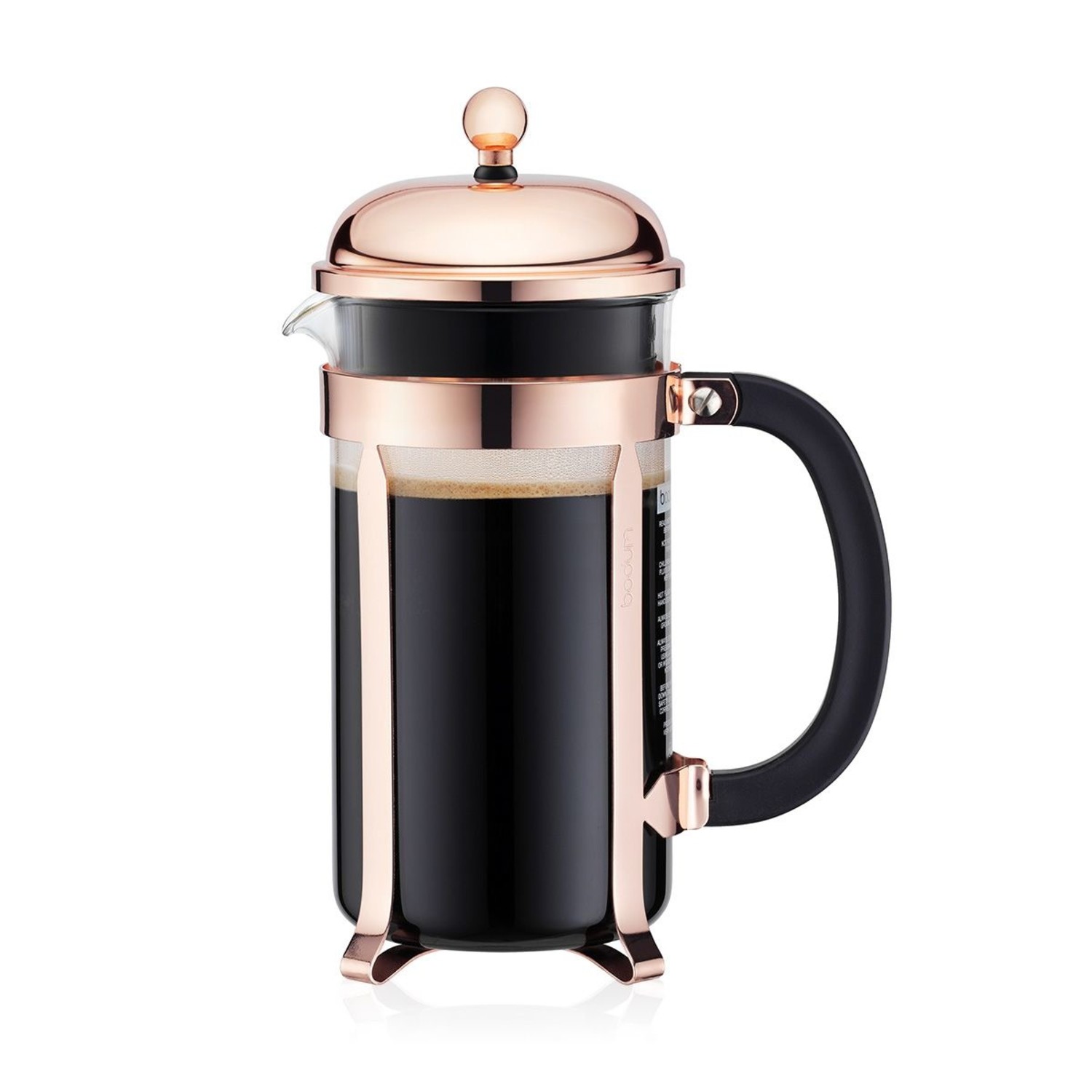 Bodum Chambord 8-Cup Chrome French Press Coffee Maker 1928-16US4 - The Home  Depot