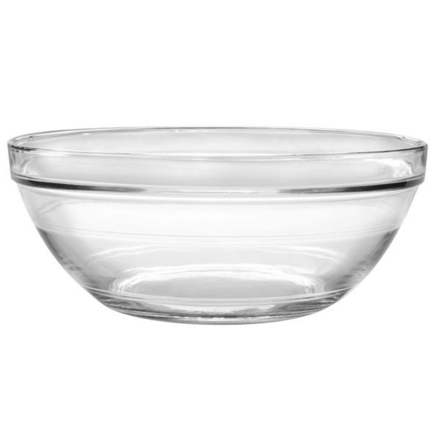 Glass Mixing Bowls with Lids Set of 3 - Large Kitchen Salad Space