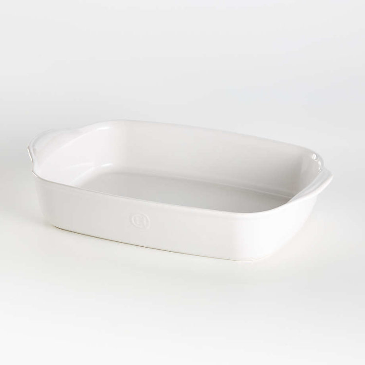 Emile Henry 10.5"x16.5" Flour White Baking Dish
