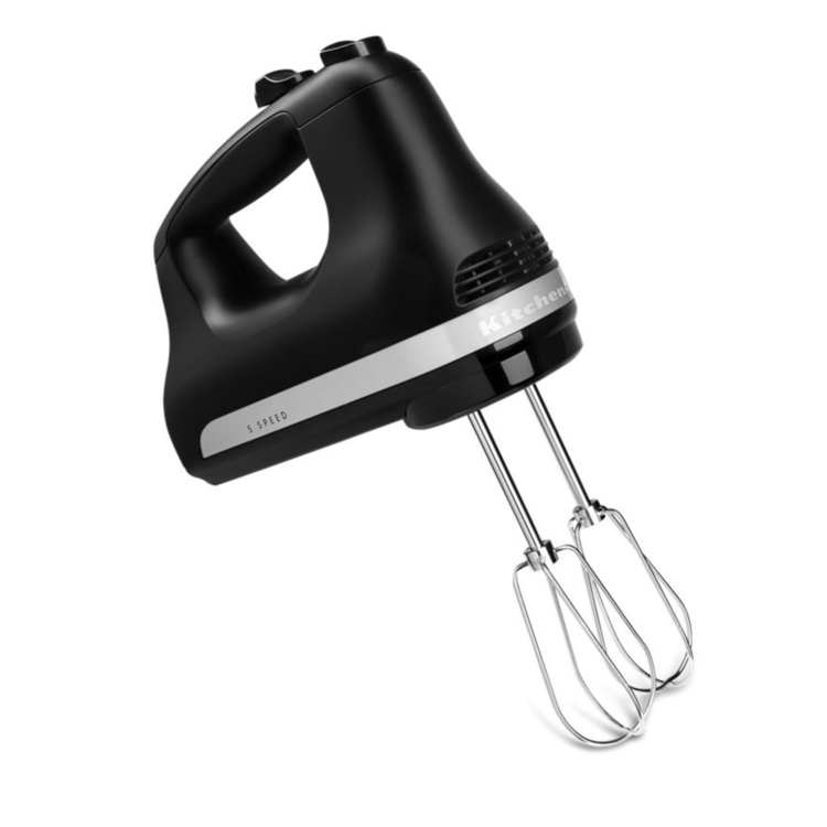 Kitchenaid 5-Speed Black Matte Hand Mixer