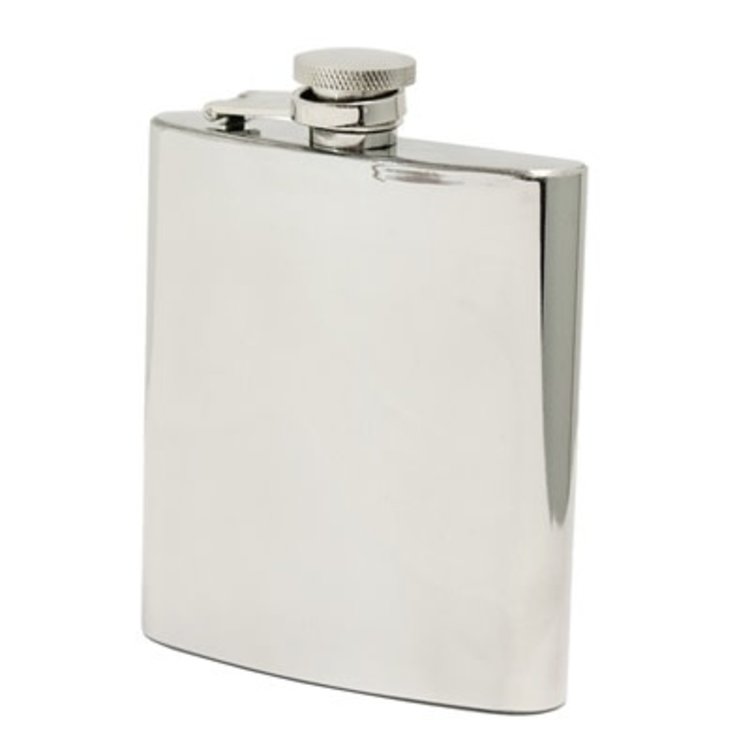 8oz Chrome Flask